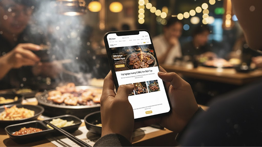 Website đặt bàn nhà hàng
