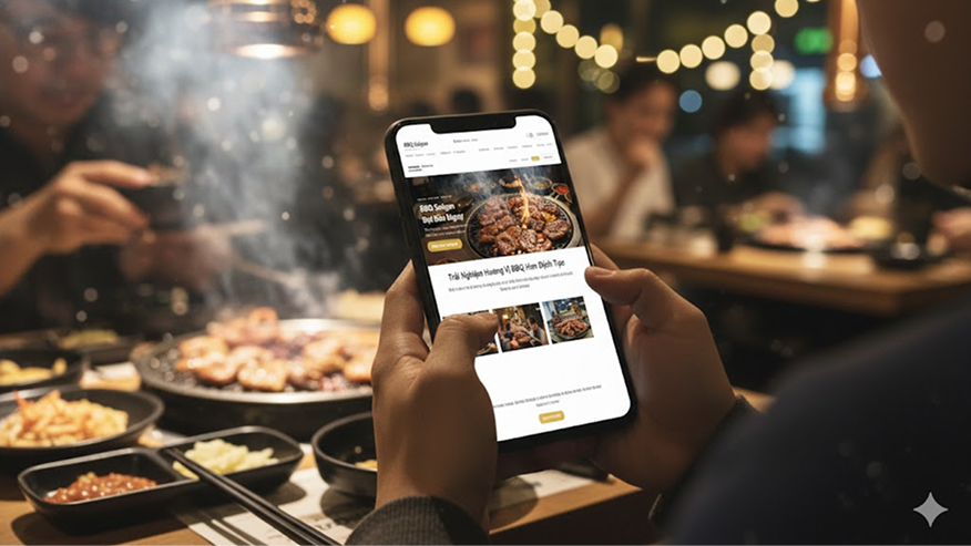 Website đặt bàn nhà hàng