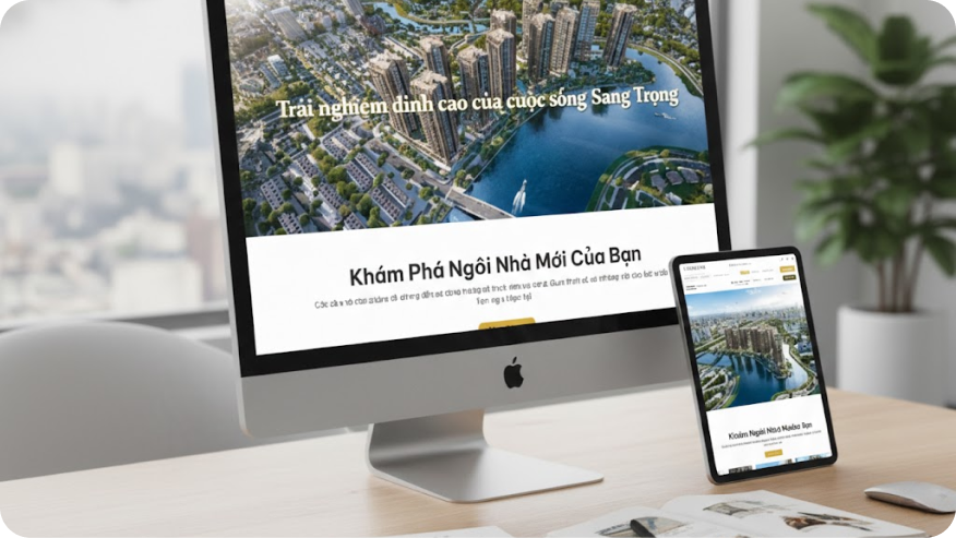 Landing page dự án căn hộ